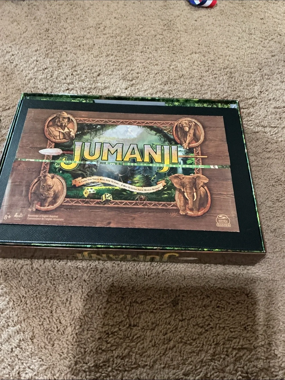 Jumanji Board Game - Classic Adventure Game - Green